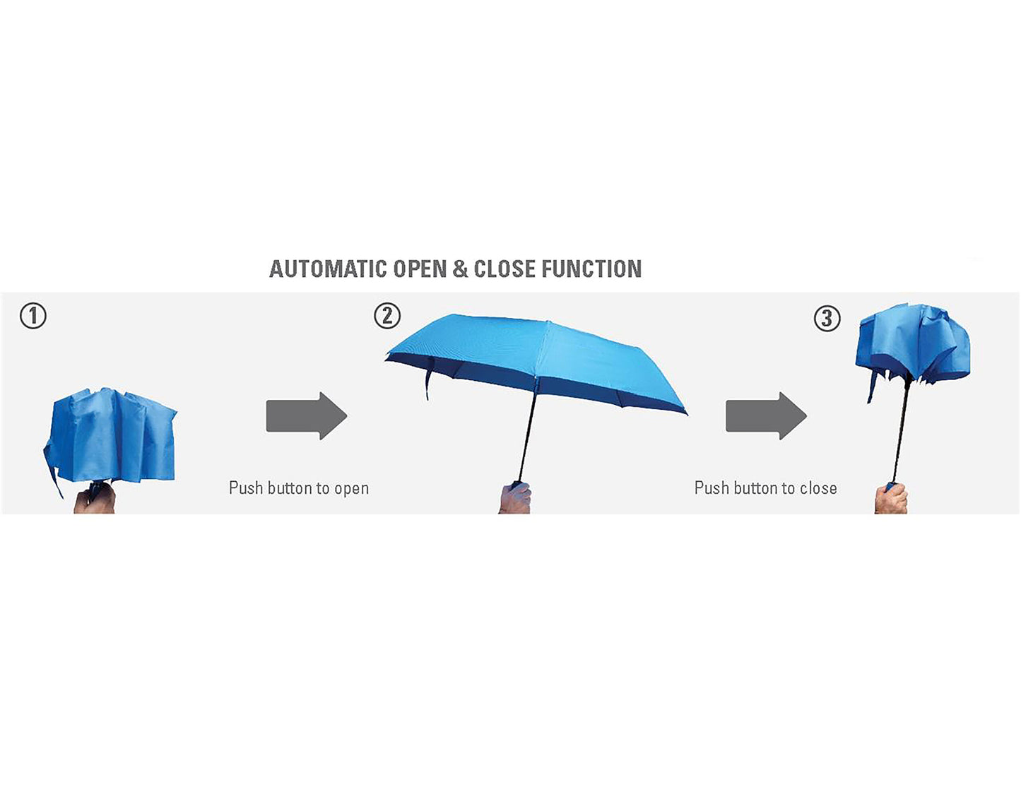 Sustainable City R-PET Foldable Umbrella 23"