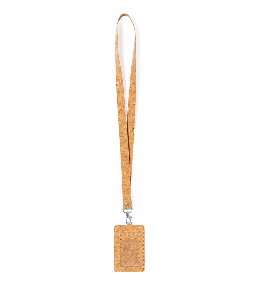 Cork Lanyard with Wheat Straw Buckle