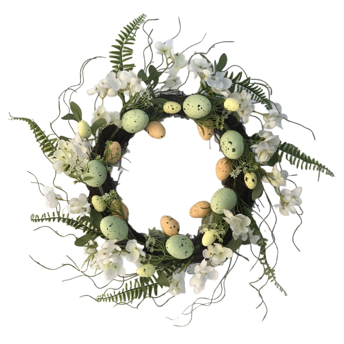 Easter Wreath - Egg and Floral Design for Festive Door Decoration