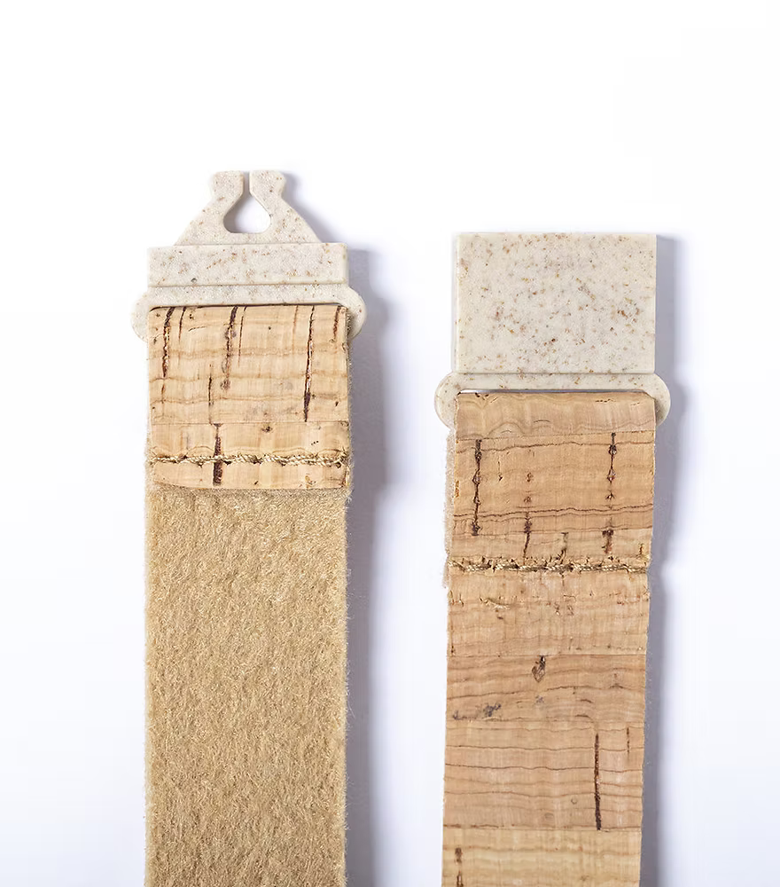 Cork Lanyard with Wheat Straw Buckle