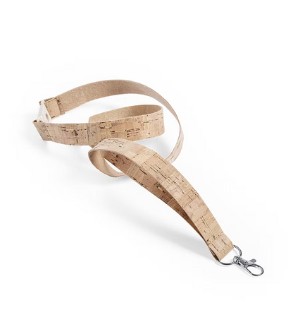 Cork Lanyard with Wheat Straw Buckle