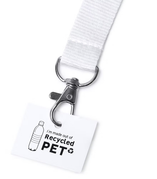 Sustainable Lanyard - Made from recycled plastic bottles RPET