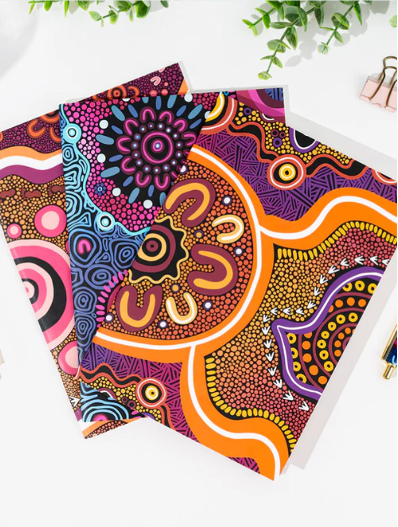 INDIGENOUS Art Notebooks and Pen Set