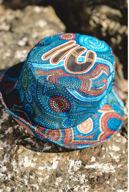 INDIGENOUS Art Cotton Bucket Hat and Caps