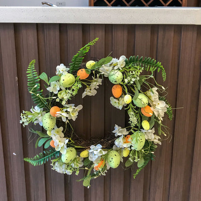 Easter Wreath - Egg and Floral Design for Festive Door Decoration