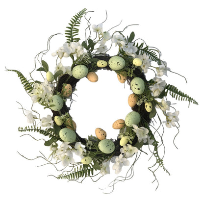 Easter Wreath - Egg and Floral Design for Festive Door Decoration